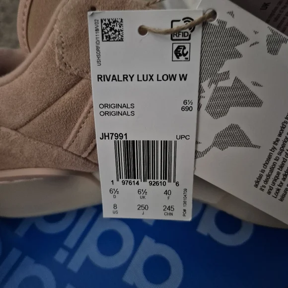 NWT Adidas Rivalry Lux Low W - Picture 10 of 12